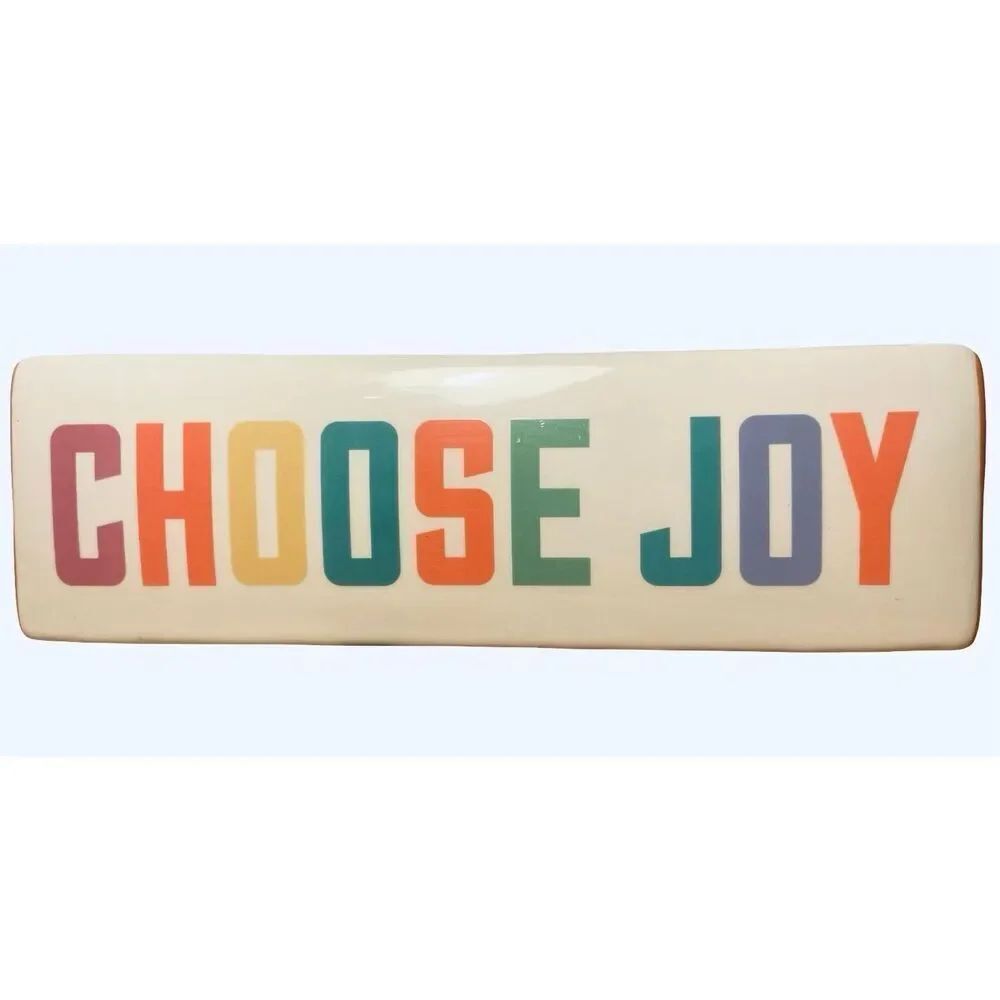 Choose Joy Home Decor Plaque